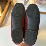 Vivaia Margot 2.0 Square Toe V Cut Flats Knit Womens 36 Red Size 5 Photo 5