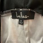 Lulus  Black Velvet Floral Print bodycon sweet heart neckline Dress Photo 4