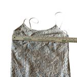 Anthropologie Eri +‎ Ali  Twilight Lace Dress Crochet Midi Silver Pink Boho Photo 8