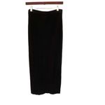 Open Edit Nordstrom Black Ribbed Midi Skirt size
XL Side Slit Photo 3