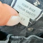 Madewell  High Rise Denim Shorts Black size 29 Photo 3