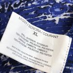 Erika  blue patterned buttoned blouse Photo 4