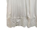 Knox Rose Eyelet Flutter Short Sleeve Blouse White Size Small Photo 4