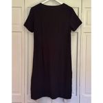 Orvis  black gauze vneck dress size small Photo 5