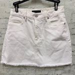 Banana Republic White Denim Skirt sz 4 euc Photo 0