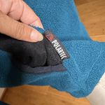 Vintage Cabelas Fleece Snap Pullover Unisex Medium Teal Polartec Sweater Outdoor Blue Photo 5