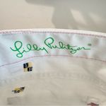 Lilly Pulitzer Mainline Jean Cropped White Embroidered Nautical Flag Size 10 Photo 6