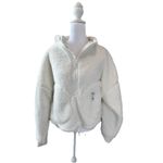 Sonoma New Juniors' SO® Sherpa High Pile Oversize Quarter-Zip Pullover White Size S Photo 1