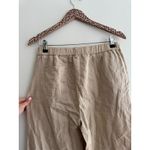Quince  NWT 100% European Linen Pants in Driftwood Tan Size Small Photo 6