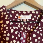 Jude Connally Kerry Dress in Merlot Painted Spot Jude Cloth Red Size L Photo 3