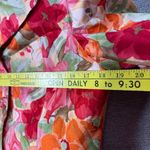 kim rogers Floral Blazer and Skirt Size 8 Pink Orange Green Spring Summer Photo 3