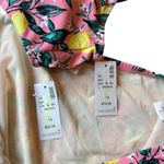 Loralette Pink Lemonade Bikini Swim Suit Womens 1X New Pink Yellow Lemons Photo 10