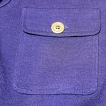 Liz Claiborne  Knit Jacket Womens Small Purple Large Button Front Business Chic Photo 12