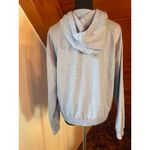 Michael Kors Light Blue Hooded Cropped Sweatshirt sz M Photo 1