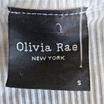 Olivia Rae White Ribbed Crew Neck Tank Top Women’s Size Small NWOT Fitted Photo 4
