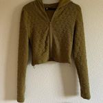 Free People NWT Kadi Quilted Short and Cropped Zip Up Hoodie Set Size Small Photo 5