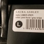 Laura Ashley 💕💕 Cozy PJ Shorts (2 Pack) ~ Floral & Striped Print Large L NWT Photo 4