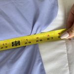 Athleta  Womens Size 1X Scrub Top Zephyr V-Neck Shirt Blue Medical Nurse Photo 3