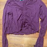 Cotton On Maroon Ruched Top Photo 0