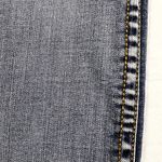 Cowgirl Tuff Co. Gold Dust Embroidered Sequin Trim Boot Cut Jeans Size 32x31 Blue Photo 4