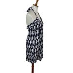 Tart Halter Empire Waist Mini Dress Navy White Medium Photo 3