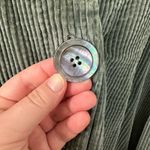 J. Jill Green Wide Wale 100% Cotton Corduroy Shaket Blazer Size XL Photo 2