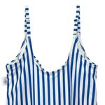 Old Navy NWT Blue White Stripe One Piece Swimsuit Size XL Scoop Neck Thin Strap Photo 4