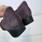 Clarks Purple Suede Leather Slip On Mini Wedge Comfort Shoes Womens 9.5 Classic Photo 4