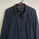 Nina McLemore Jacket Womens Size 10 Navy Button Up Outdoors Zip Pockets USA Blue Photo 2