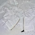 Altar'd State NWT Altar’d State White Corina Eyelet Crop Top size Small Photo 3