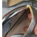 Betsey Johnson Women's Miri Evening Sandals Sandal Silver Sparkle Photo 10