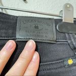 Lucky Brand  Black Sasha Super Skinny Jeans Womens 25 High Rise Denim Fall Photo 4