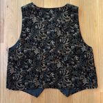 None Corduroy Paisley Vest Button Up Menswear Size XL Photo 3