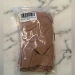 Quince NWOT  Second Skin Crossover Bralette (2-pack) in Sand Nude Sz Medium Photo 3