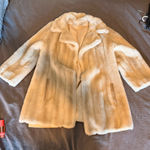 Vintage Fur Coat Yellow Photo 0