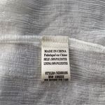 TALULAH  White Smocked Maxi Dress Shoulder Ties, Sz L Photo 12