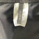 J.Crew  Scalloped Neckline Matte Black One Piece Tie Neck Swimsuit Womens Size 0 Photo 3