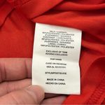 Taylor & Sage Red Orange Floral Spaghetti Strap Summer Mini Sundress Women’s M Photo 5