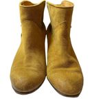 Maje  Suede Tan Fringe Western Ankle Bootie Size 38 / 7.5 Photo 1