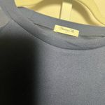 Blooming Jelly Women’s Blue Dot Sheer Sleeve Blouse Photo 2