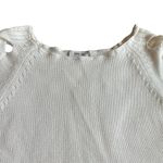 Per Se by Carlisle White Woven Pullover Sweater Cutout Sleeves Size XS NWT Photo 1
