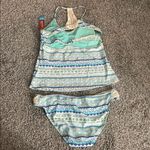 Arizona Jeans Arizona Jean Company Patterned Bikini set medium large NWT crochet Photo 4