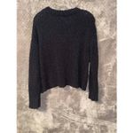 Sanctuary Social standard by  black knit long sleeve pullover sweater Large Photo 2
