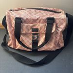Pink Designer Ralph Lauren Weekender Overnight Signature Nylon Duffel Bag Logo Photo 2