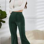 SheIn Velvet Flare Pants Photo 0