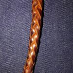 Ralph Lauren Denim & Braided Leather Shoulder Strap Oversized Lined Tote Bag Photo 2