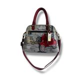 Anuschka  Roman Dreams Scooter Small Multi Compartment Satchel RFID‎ Blocker Photo 5