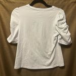 NWT SDEER Puff Sleeve Basic Scoop Neck T Photo 4
