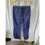 Forenza Vintage  100% Cotton Dual Side Black Velvet Stripes Straight Leg Jeans 8 Photo 2