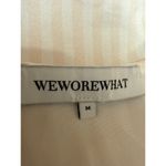 We Wore What Cream Floral Striped Sleeveless Cami Camisole Crop Tank Top Size M Photo 3